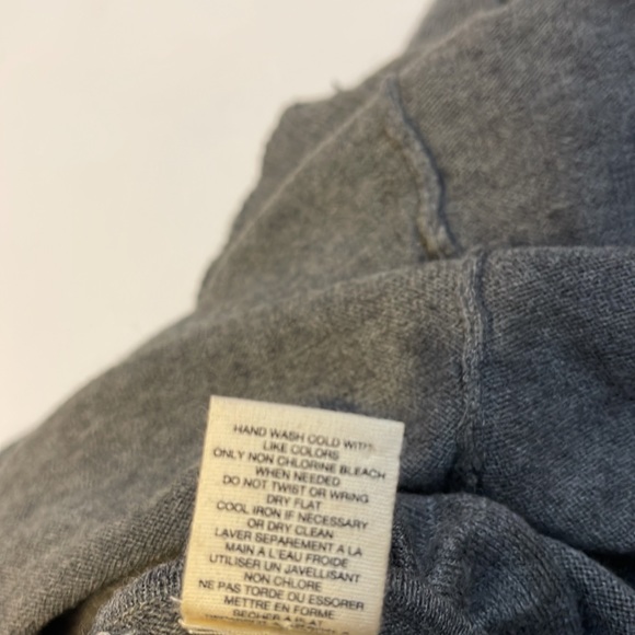 Anthropologie Moth Grey Ruffle Front Cardigan - Women’s Size Medium - Picture 8 of 8